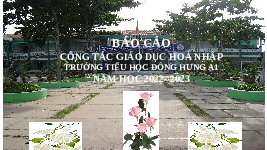 Giáo án điện tử Tiếng Việt 4 Cánh diều: Báo cáo giáo dục hòa nhập