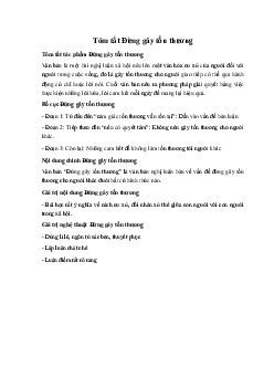 Tóm tắt Đừng gây tổn thương Ngữ Văn 10 Cánh Diều