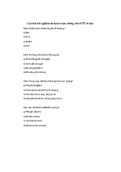 Đề cương ôn tập môn tin đại cương về máy tính | Tin học đại cương | Đại học Bách Khoa Hà Nội