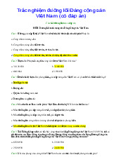Đề cương môn đường lối đảng cộng sản việt nam- Trường Đại học bách khoa - Đại học đà nẵng.