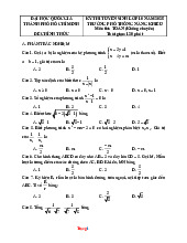 Đề Tuyển Sinh 10 Môn Toán Trường Năng Khiếu TP HCM 2025-2026 Có Đáp Án