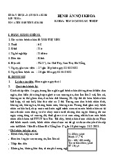 Bệnh án tim mạch can tihệp | Bệnh án Nội khoa | Y tế - Sức khỏe