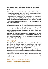 Bản mô tả công việc nhân viên Thủ quỹ chuẩn nhất