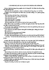 Tài liệu Môn Tư tưởng Hồ Chí Minh | Đại học Bách Khoa Hà Nội