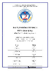 Tìm hiểu 1 tổ chức và lập kế hoạch | Bài tập nhóm môn Quản lý học