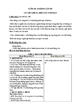 Giáo án Tiếng Việt 1 - Tuần 27 | sách Vì sự bình đẳng và dân chủ trong giáo dục