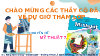 Giáo án điện tử Mĩ Thuật 7 Bài 13 Cánh diều: Thiết kế logo