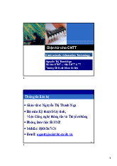 Bài giảng môn Điện tử cho CNTT_Điện tử số| Bài giảng môn Điện tử cho CNTT| Trường Đại học Bách Khoa Hà Nội