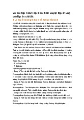 Vở bài tập Toán lớp 5 bài 136: Luyện tập chung có đáp án chi tiết