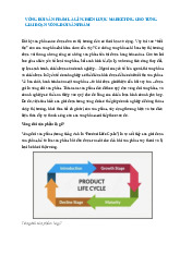 Chiến Lược Marketing Trong Vòng Đời SP: Từ Giới Thiệu Đến Suy Thoái môn Quản trị chiến lược | Trường Đại Học Nha Trang