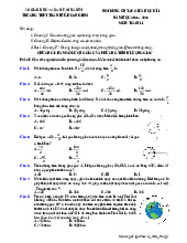 Đề cương ôn tập giữa học kỳ 1 Toán 11 năm 2025-2026 – THPT Trần Phú, Hà Nội