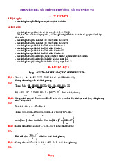 Chuyên Đề Số Chính Phương Bồi Dưỡng HSG Toán 8 Giải Chi Tiết
