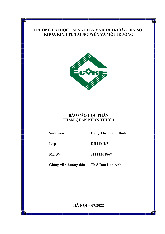 Báo cáo Tham Quan Nhận Thức Về Công Ty Bảo Hiểm Vietinbank | Môn Tham quan nhận thức - Đại học Tài nguyên và Môi trường Hà Nội