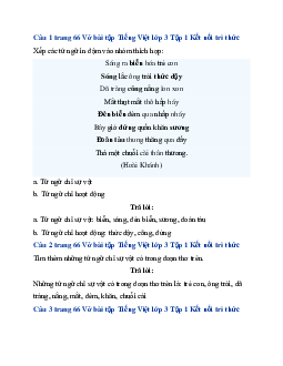 Giải VBT Tiếng Việt lớp 3 Bài 30: Những ngọn hải đăng | Kết nối tri thức