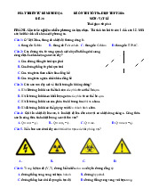 Đề thi thử tốt nghiệp THPT 2025 môn Vật lí bám sát đề minh họa - Đề 38