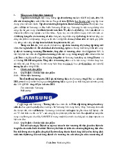Tài liệu chiến lược của tập đoàn Samsung | Trường Đại học Khánh Hòa