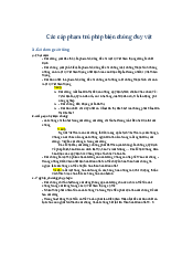 Các cặp phạm trù phép biện chứng duy vật- vẽ sơ đồ tư duy - Triết học Mác Lenin| Đại học Kinh Tế Quốc Dân
