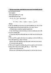 Bài tập Bảo toàn cơ năng | Vật lý đại cương I | Đại học Bách Khoa Hà Nội