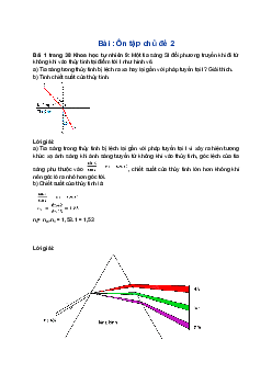 Giải Khoa học tự nhiên 9 Chân trời sáng tạo Ôn tập chủ đề 2