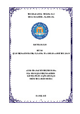 Quản Trị Nguồn Tài Trợ Tại Công Ty Cổ Phần Cà Phê Thuận An | Bài thảo luận quản trị tài chính