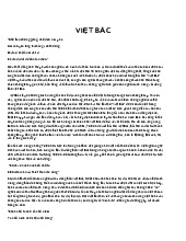 Phân Tích Bài Thơ "Việt Bắc" - Tác Giả Tố Hữu