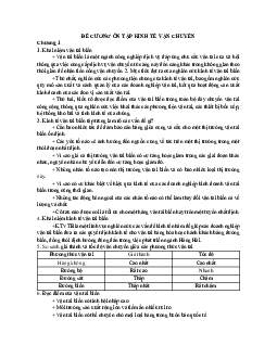 Đề cương ôn tập môn Kinh tế vận chuyển ( có đáp án ) | Đại học Thăng Long