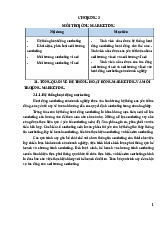 Chương 3 Môi trường marketing | Tài liệu Marketing căn bản