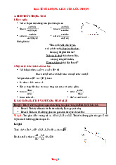 Phương Pháp Giải Hình 9 Tỉ Số Lượng Giác Của Góc Nhọn