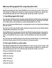 Mẫu hợp đồng nguyên tắc cung cấp phần mềm