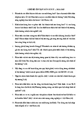 Chủ đề ôn tập môn Kinh tế chính trị | Trường đại học Mở Hà Nội