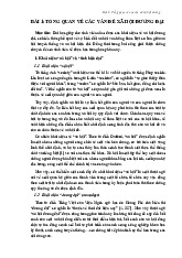 Bài 1: Tổng quan về vấn đề xã hội hiện đại và biến đổi xã hội