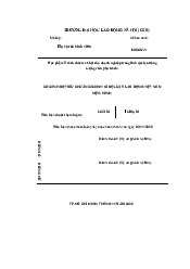 Trách nhiệm xã hội của doanh nghiệp trong lĩnh vực lao động | Trường đại học Lao động - Xã hội