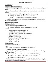 NHIỆT PHÂN CÁC CHẤT: LÝ THUYẾT VÀ PHƯƠNG PHÁP ỨNG DỤNG