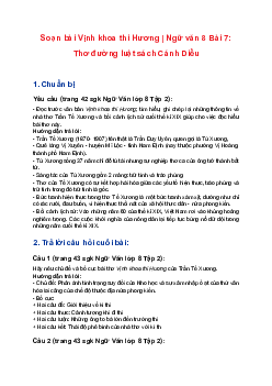 Soạn bài Vịnh khoa thi Hương | Ngữ văn 8 Bài 7: Thơ đường luật sách Cánh Diều