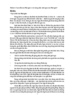 Tài liệu nhóm 6 sự ra đời phật giáo triết học Mac- Lênin