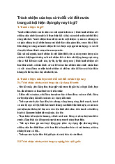 Trách nhiệm của học sinh đối với đất nước trong xã hội hiện đại ngày nay là gì?