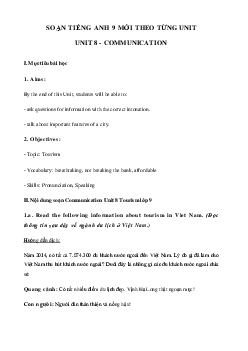 Tiếng Anh 9 Unit 8 Communication