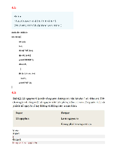 Bài tập thực hành phần 4 môn Tin học đại cương | Đại học Bách khoa Hà Nội