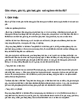 Góc nhọn, góc tù, góc bẹt, góc vuông bao nhiêu độ? | Toán 4