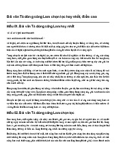 Bài văn Tả dòng sông Lam chọn lọc hay nhất, điểm cao | Tập làm văn 5