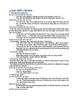 Đề cương ôn tập Văn 7 giữa kì 1 | Chân trời sáng tạo