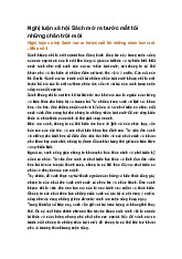 Nghị luận xã hội Sách mở ra trước mắt tôi những chân trời mới