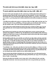 Tả cảnh mặt trời mọc trên biển chọn lọc hay nhất | Tập làm văn 5