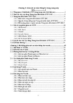Đồ án tốt nghiệp - An toàn thông tin Học viện kỹ thuật mật mã đề tài "Tìm hiểu và triển khai trung tâm giám sát an toàn mạng trên nền tảng WAZUH"