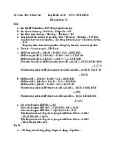 Bài tập chương 10 môn kinh tế vĩ mô | Đại học Kinh tế Thành phố Hồ Chí Minh