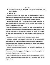 PHẦN LIÊN HỆ TTHCM - Phân Tích Tư Tưởng Hồ Chí Minh Thi Cuối Kỳ