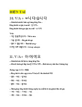 Ngữ pháp tiếng Hàn - Tóm tắt Nguyên Tắc 2018 | Môn Ngoại ngữ - Đại học Hải Phòng