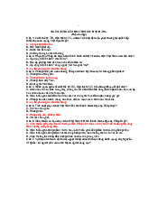 Ngân hàng câu hỏi môn Lịch sử đảng | Đại học Văn Lang