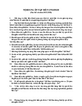 Nội Dung Ôn Tập Môn Cnxh Khoa học  (Học kì 2 năm học 2022-2023)| Đại học Nội Vụ Hà Nội