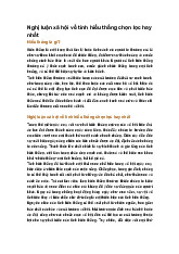 Nghị luận xã hội về tính hiếu thắng chọn lọc hay nhất